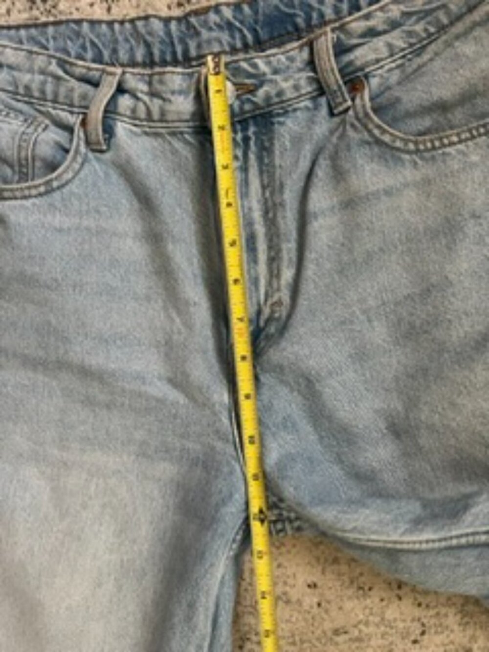 🧡3/$15 H&M &Denim Baggy Loose Fit High Waist Women's 14 - Picture 4 of 6
